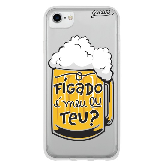 Capinha para celular Fígado é Meu