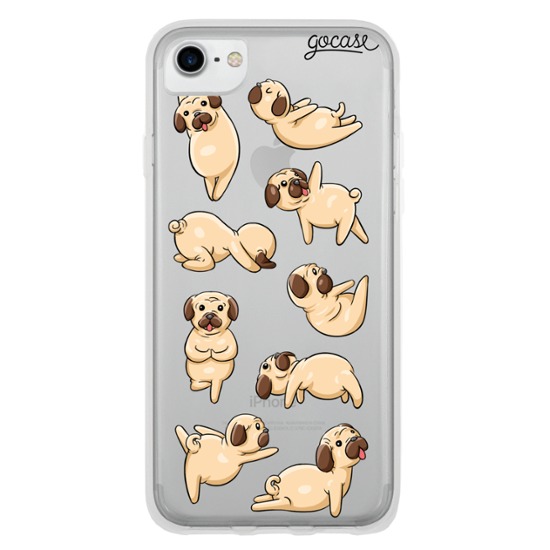 Capinha para celular Yoga do Pug
