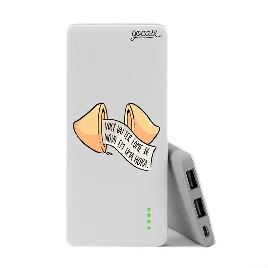 Carregador Portátil Power Bank Slim (5000mAh) - Biscoito da Sorte