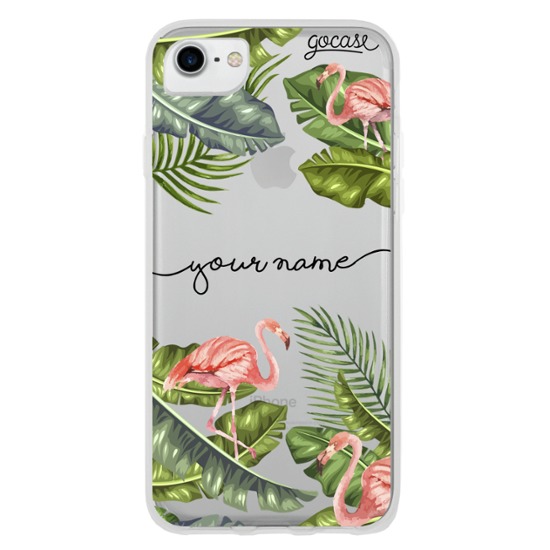 Flamingos Tropical Handwritten