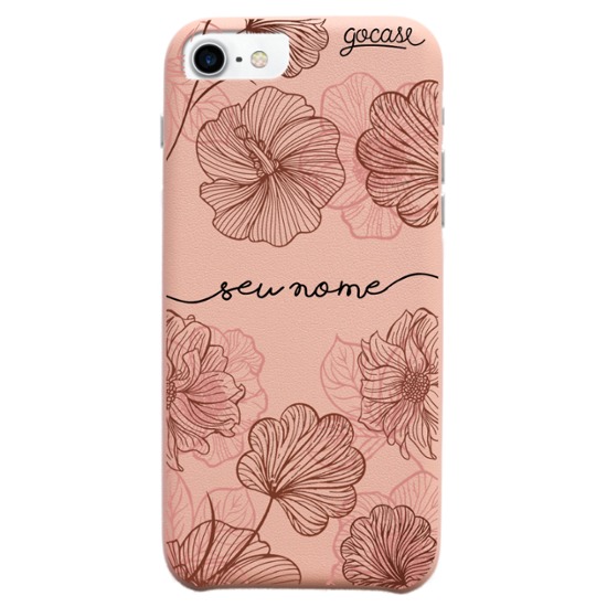 Capinha para celular Fascino - Traços Florais Manuscrita