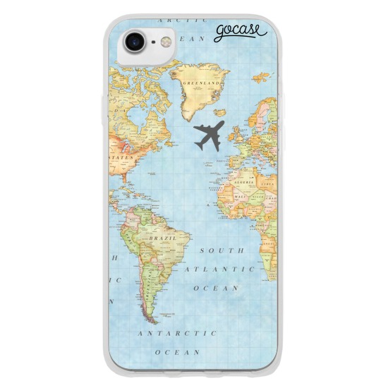 World Map Phone Case Gocase