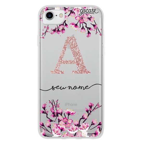 Flor de Cerejeira Glitter - Clean