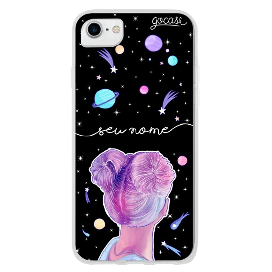 Capinha para celular Garota em Órbita
