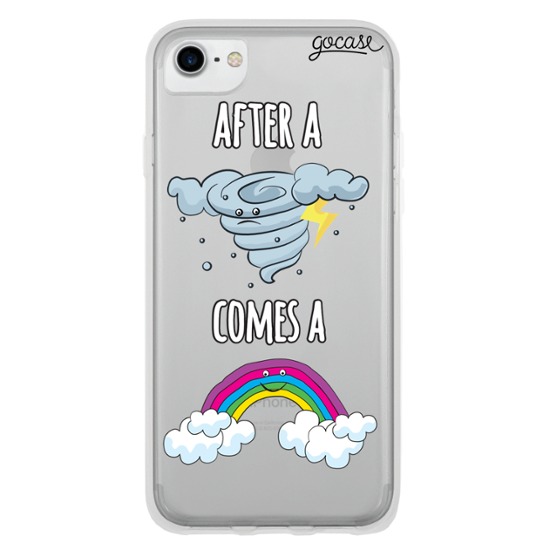 Capinha para celular Comes a Rainbow