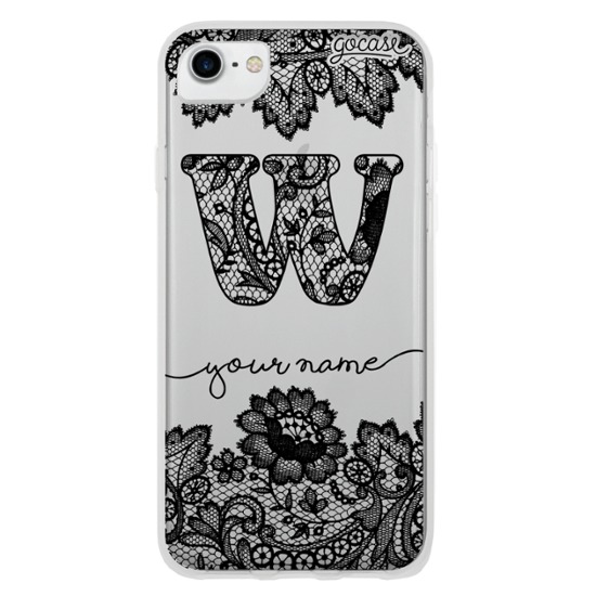 Initial Lace Black