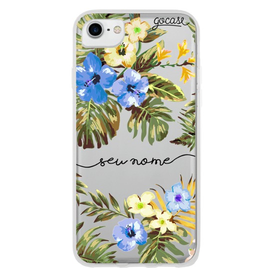 Floral Manuscrita - Verde e Amarelo