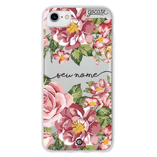 Capinha para celular Flores de Primavera Manuscrita