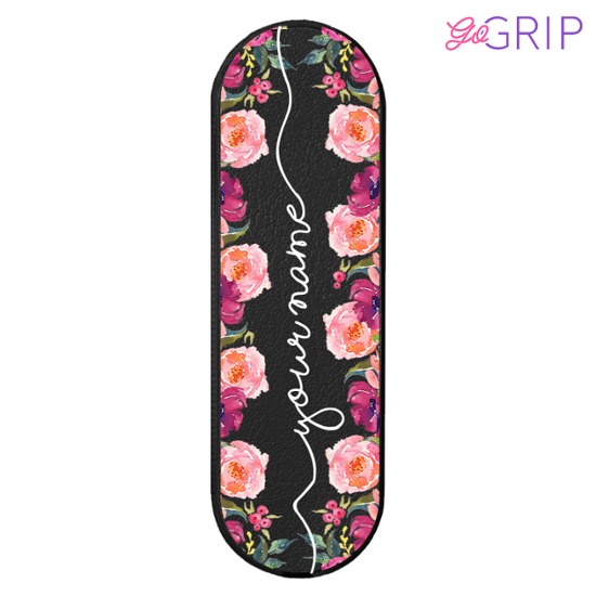 Gogrip - Black Gogrip - Painted Flowers Handwritten
