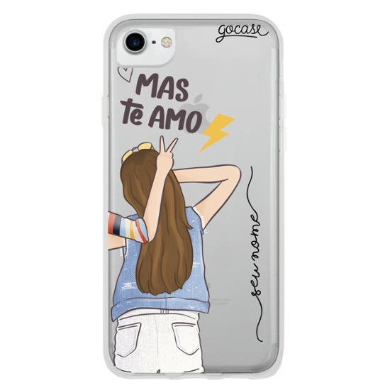 Capinha para celular BFF Aturo Mas Amo Personalizável Direita