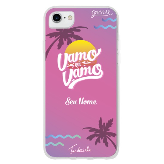 Capinha para celular Vamo que Vamo Customizável - Tardezinha