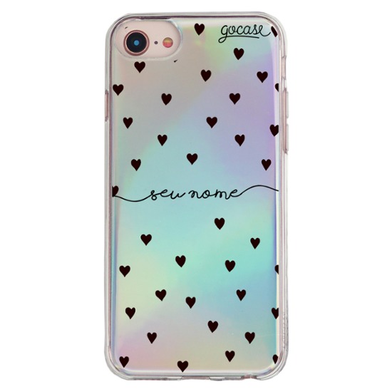 Capinha para Celular Holo - Black Hearts