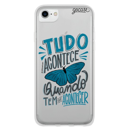 Capinha para celular Tudo Acontece