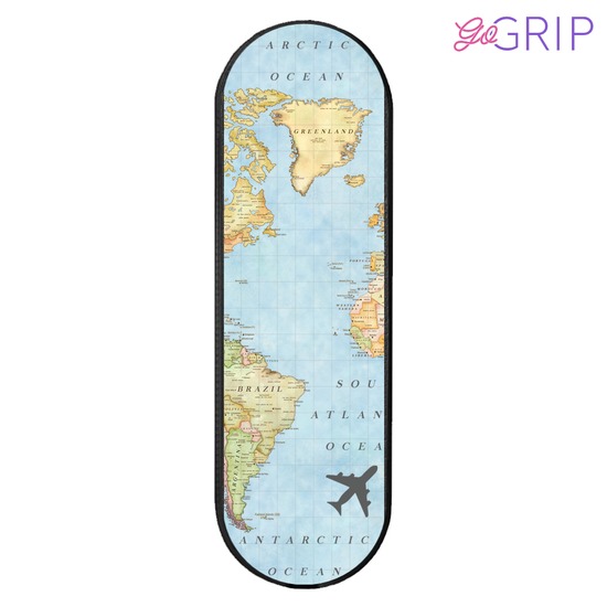 Gogrip Black - World Map