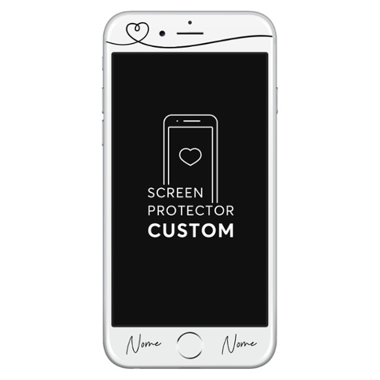 Love Fancy - Película Anti-Impacto Customizada - Vidro Temperado