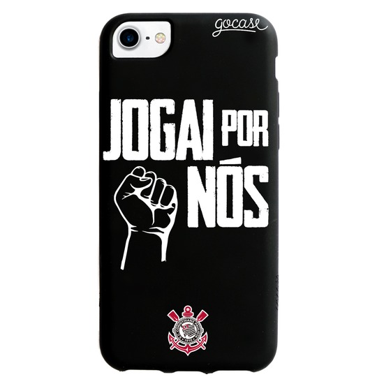 Capinha para celular Color Black - Corinthians - Jogai por Nós