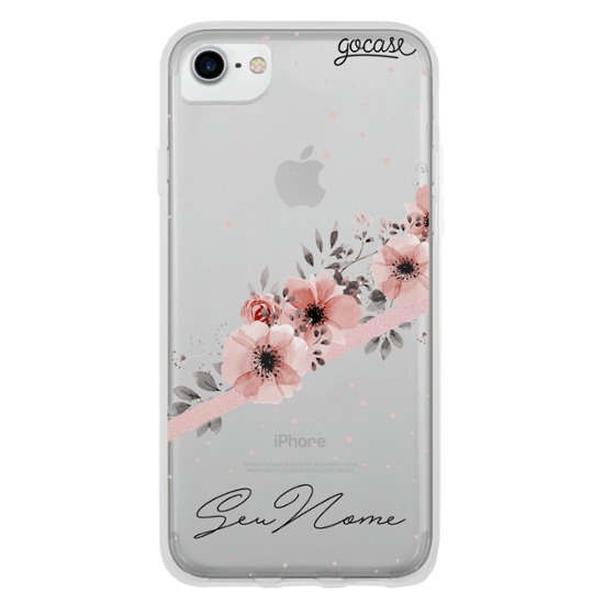 Capinha para celular Arranjos Rosé Clean Customizable