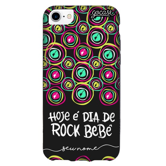 Capinha para celular Color Black - Rock in Rio - Dia de Rock