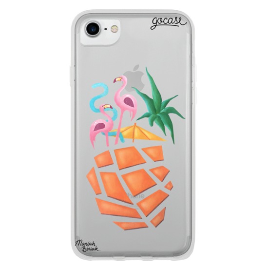 Pineapple And Flamingos