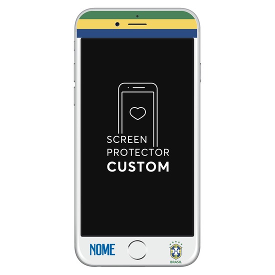 Película Anti-Impacto Customizável - Seleção Brasileira - Verde e Amarelo