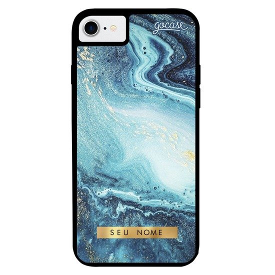 Capinha para celular Prime - Mármore Azul Royale