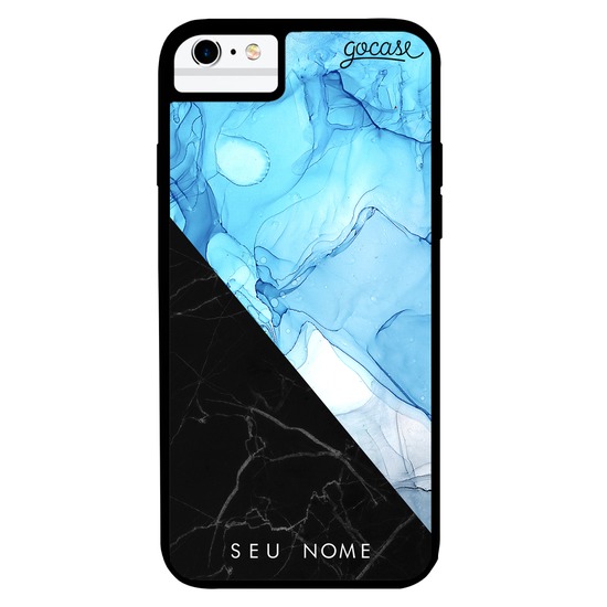 Capinha para celular Prime - Mármore Azul Celeste