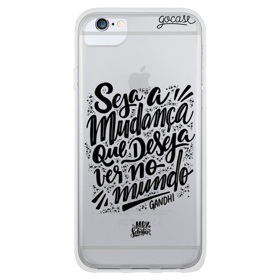 Capinha para celular Seja a Mudança