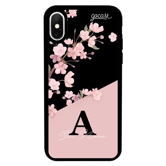 Capinha para celular Prime - Classical Rose Black Customizável