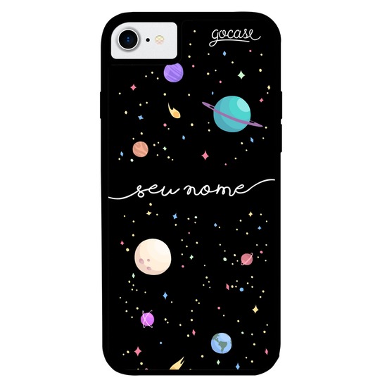Capinha para celular Prime - Planetinhas Manuscrita
