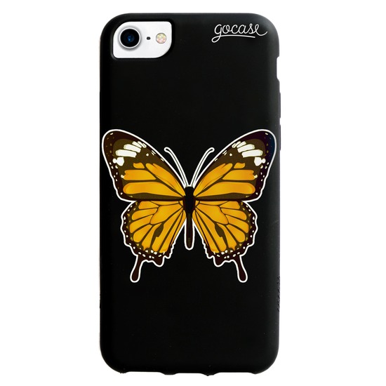 Capinha para celular Color Black - Borboleta By Mari Nolasco