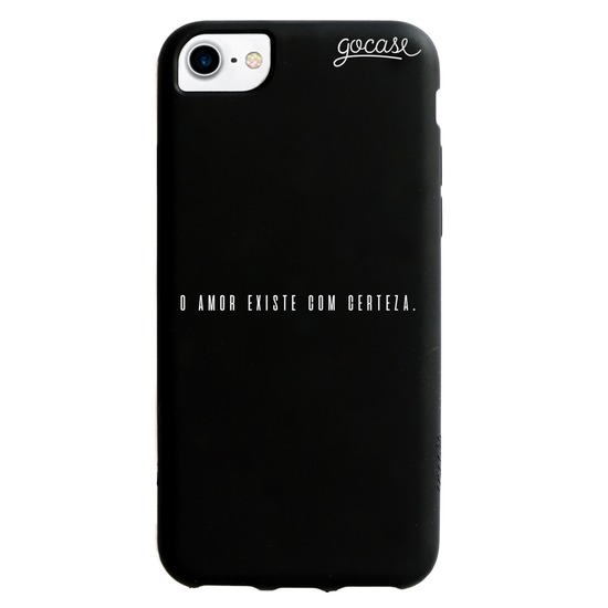 Capinha para celular Color Black - O Amor Existe Com Certeza By Mari Nolasco