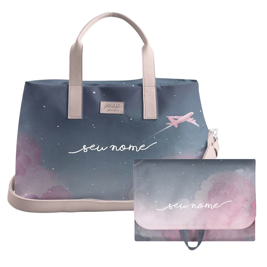 Kit Sweet Travel (Bolsa de Viagem Joy + Necessaire Trip)