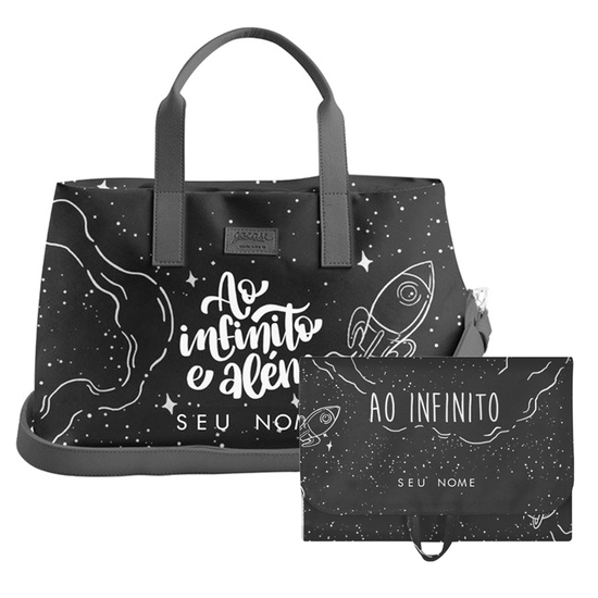 Kit Ao Infinito e Além (Bolsa de Viagem Joy + Necessaire Trip)