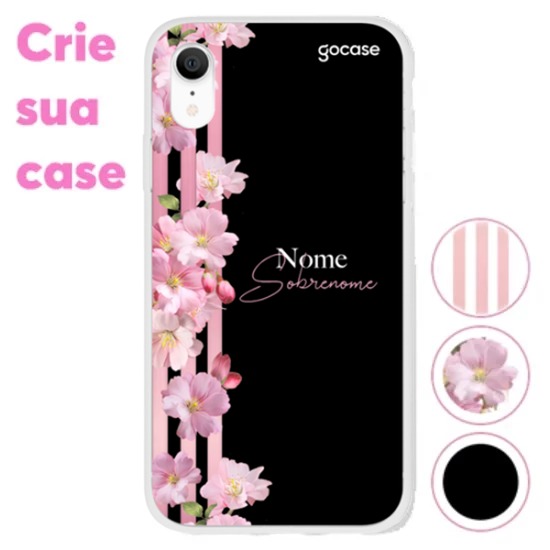 Capinha para celular Floral Lines - Meu Estilo