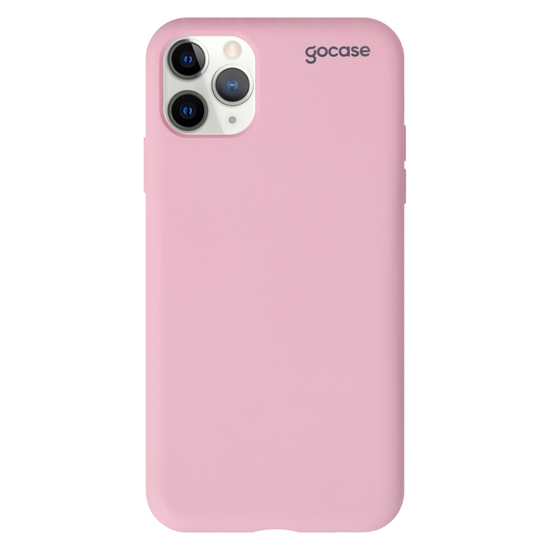Capinha para celular Silicone - Rosa - Clear