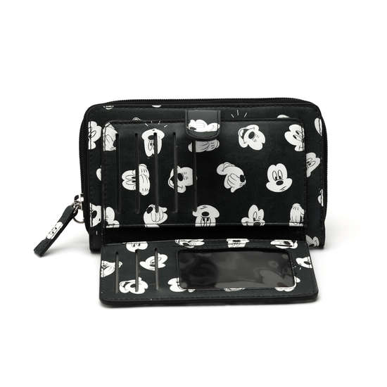 Carteira Soho Double - Mickey Rostinhos Iniciais - Gocase