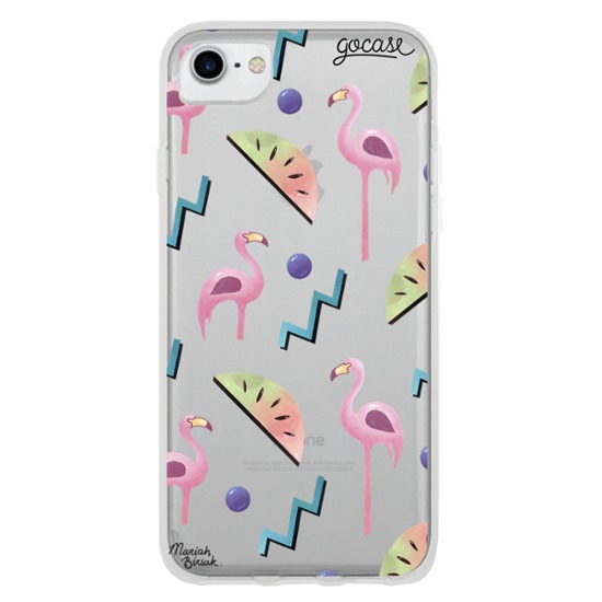 Flamingos Abstract