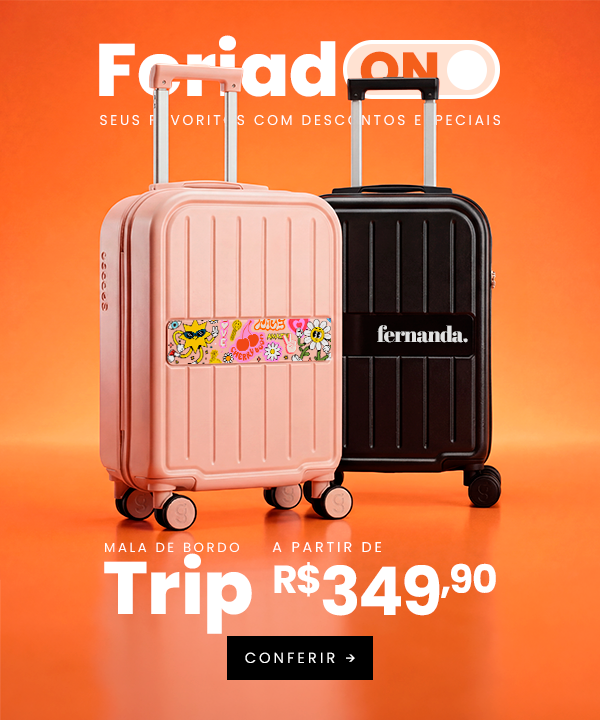 Mala de Bordo Trip - RELÓGIO 