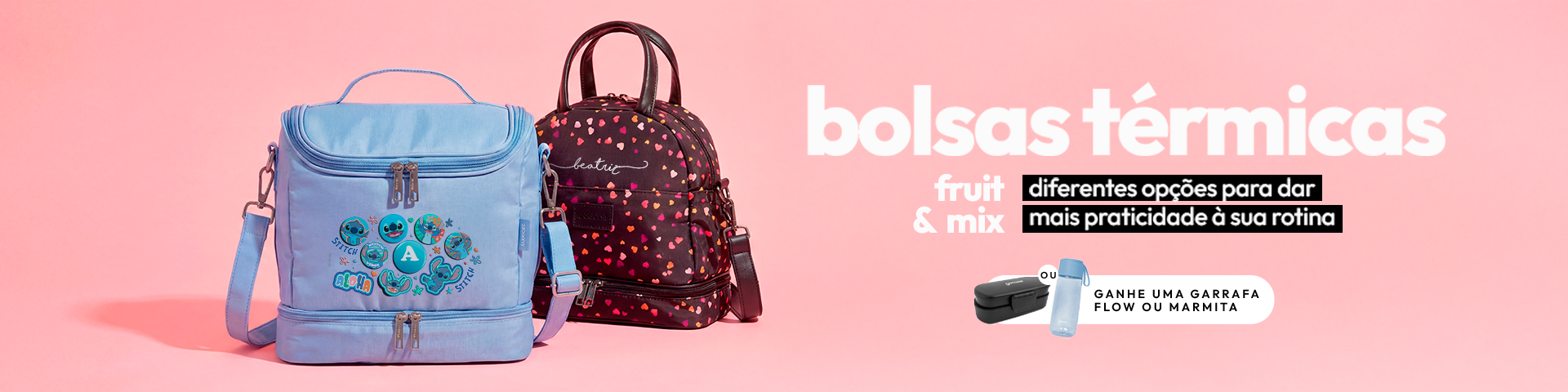 LANCHEIRAS FRUIT / MIX - PISCOU, PERDEU