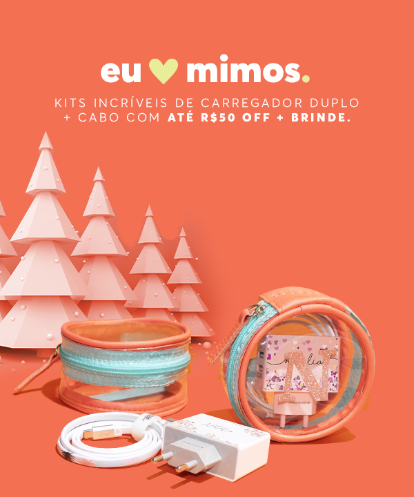 Brinde Kit Carregador Duplo + Cabo