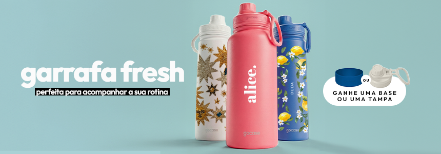 Kit Promocional: Garrafa Térmica Fresh + Ebook.