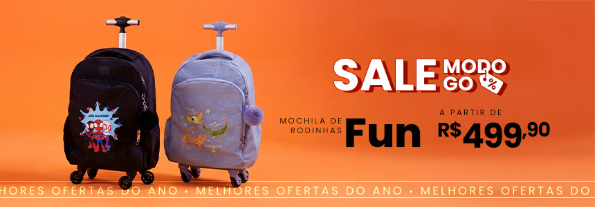Mochila de Rodinhas Fun